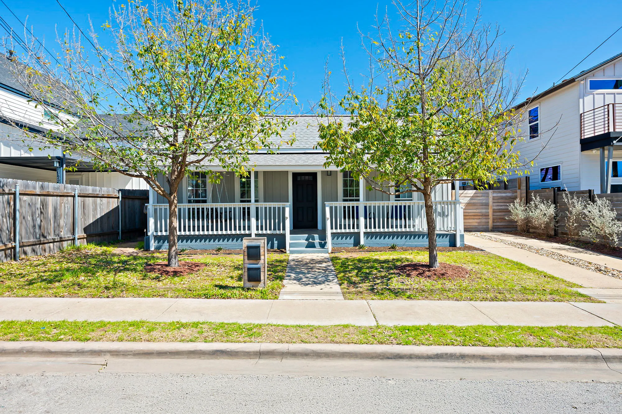 Front house exterior