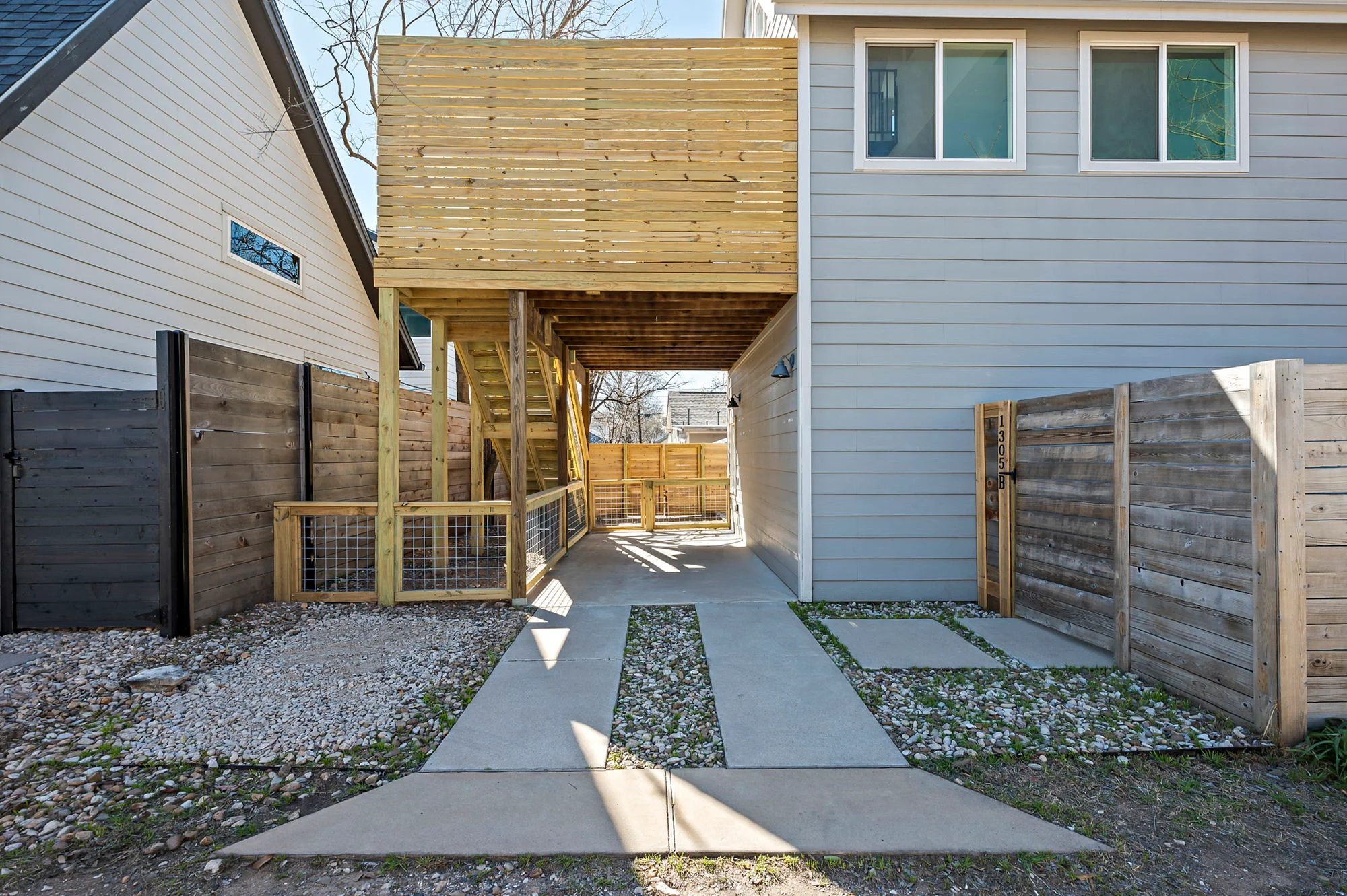 Back house exterior
