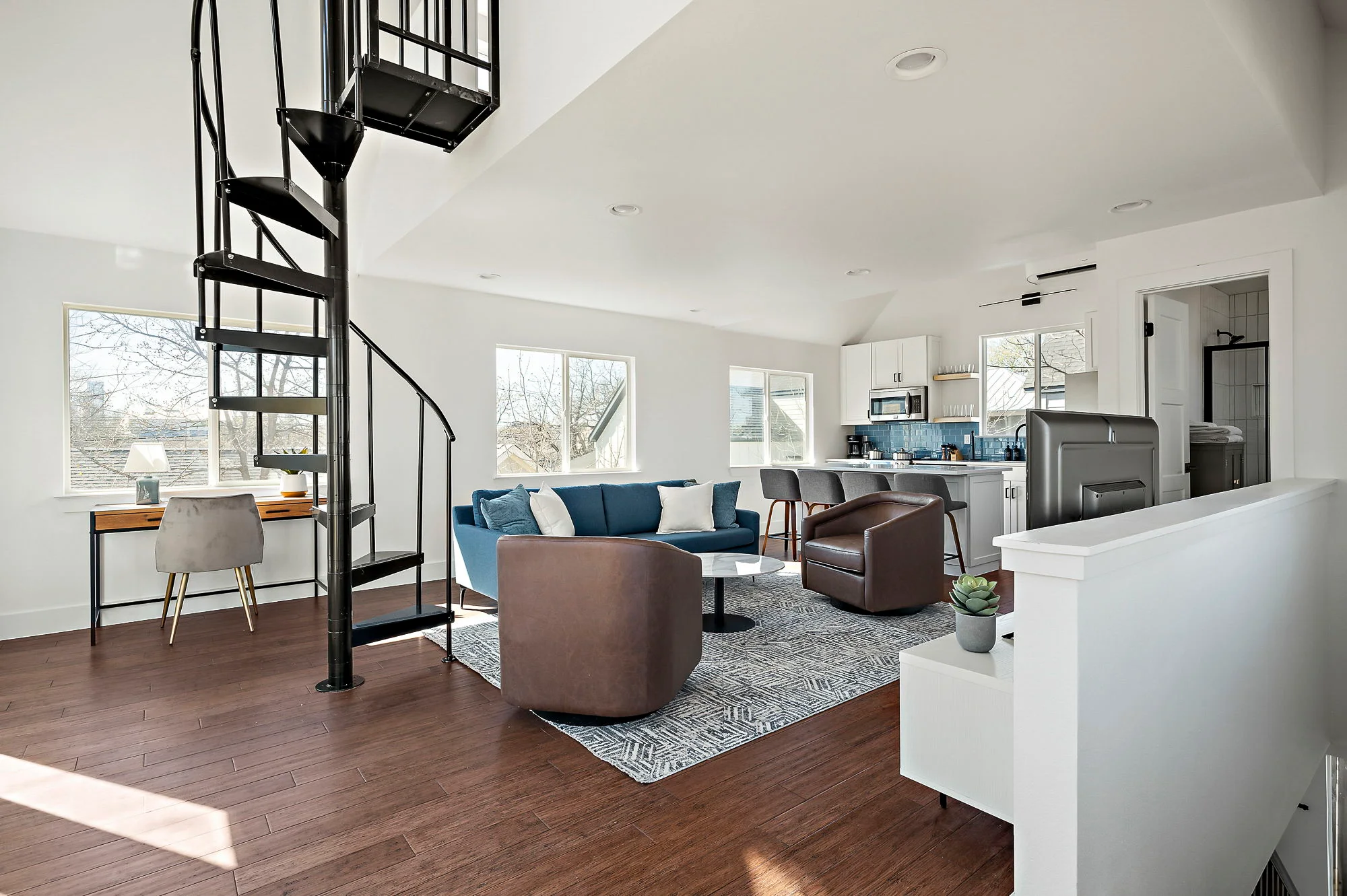 Back house living room