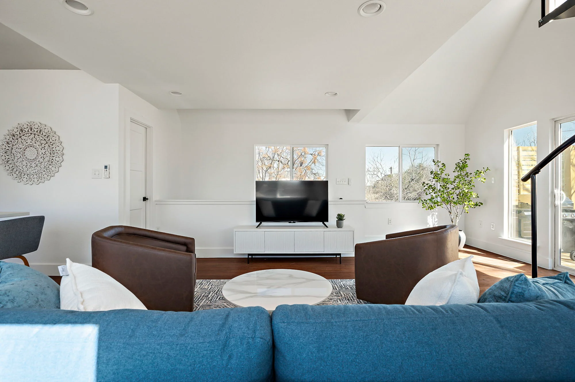 Back house living room