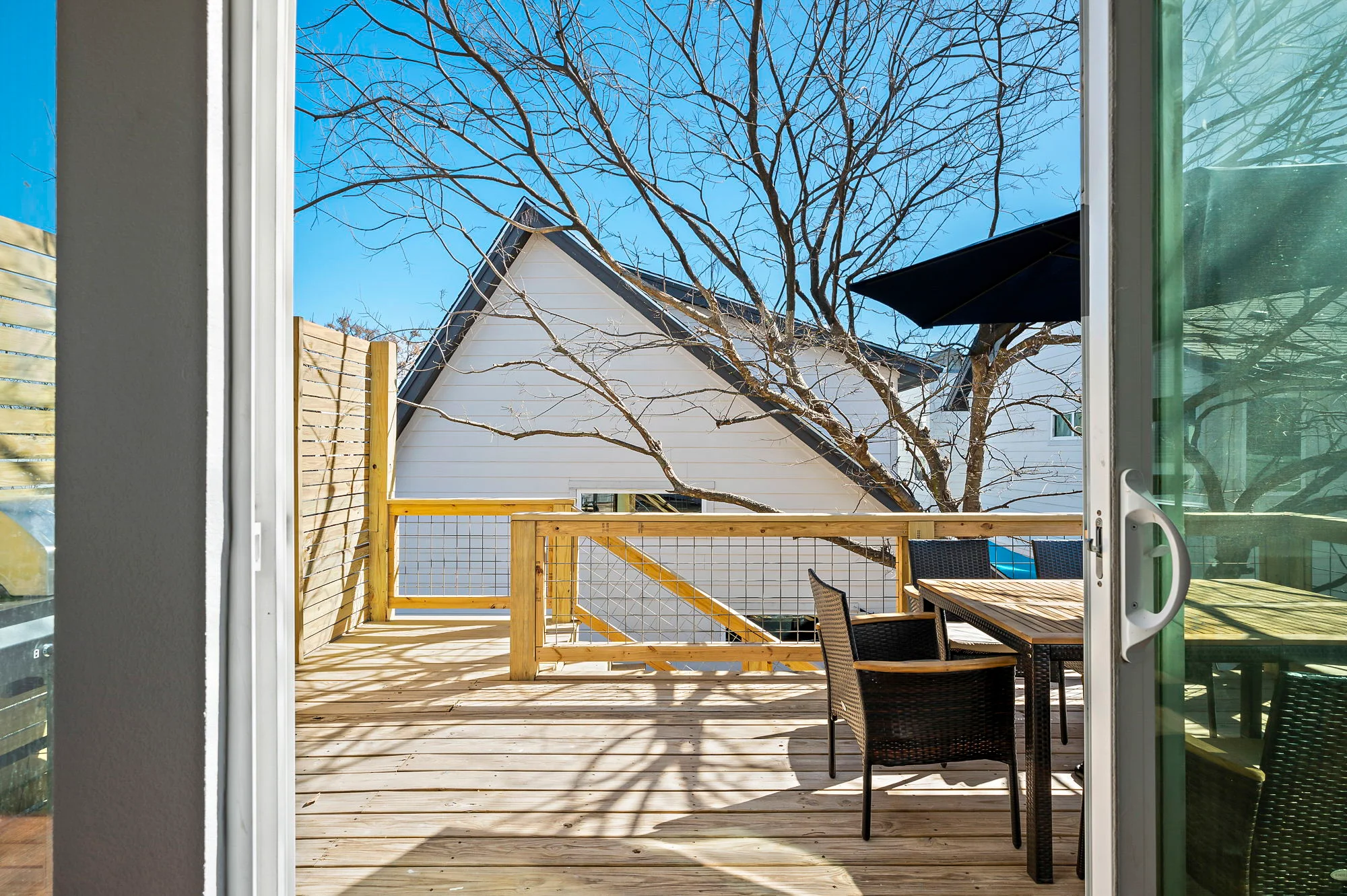 Back house balcony