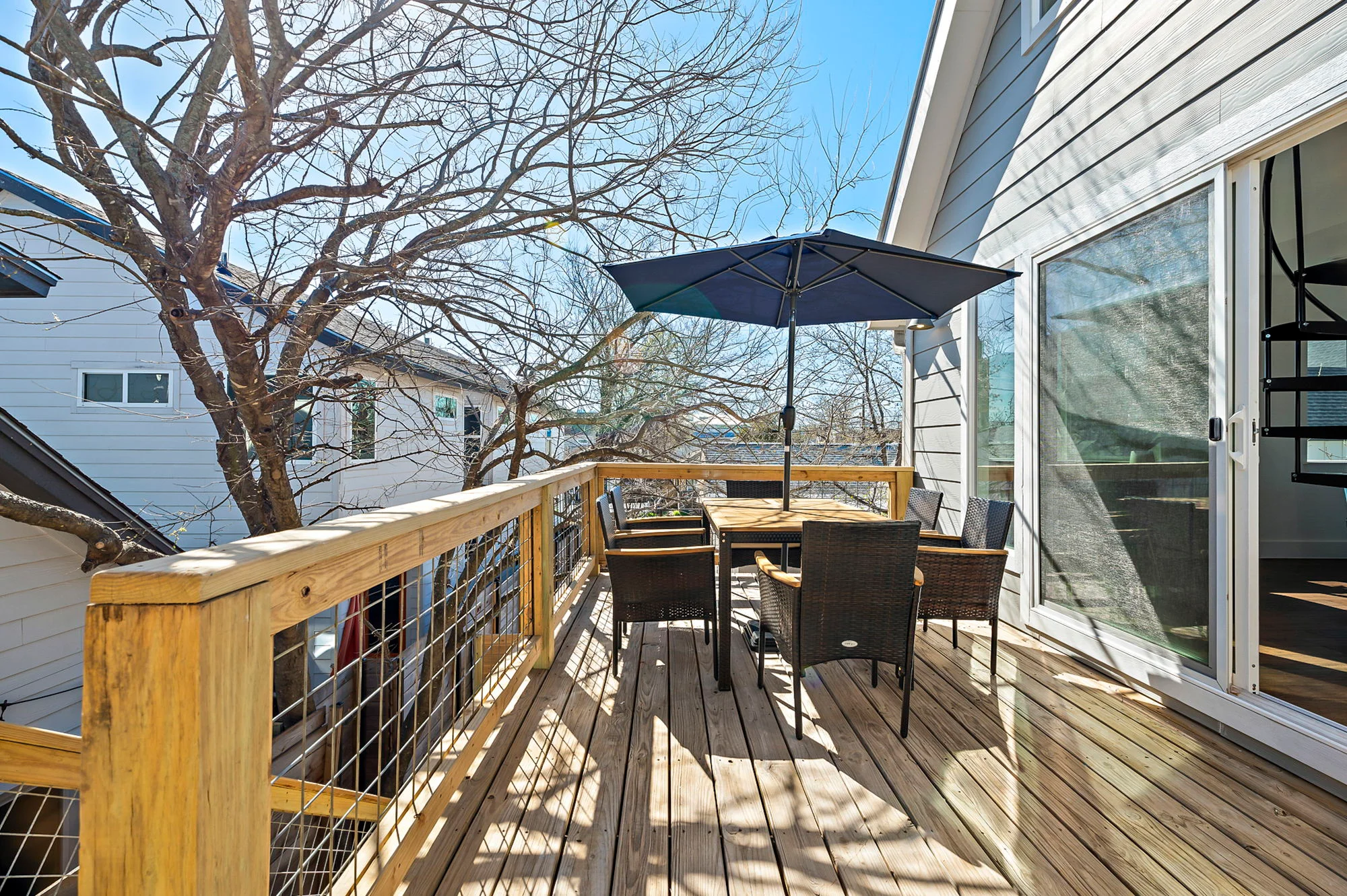 Back house balcony