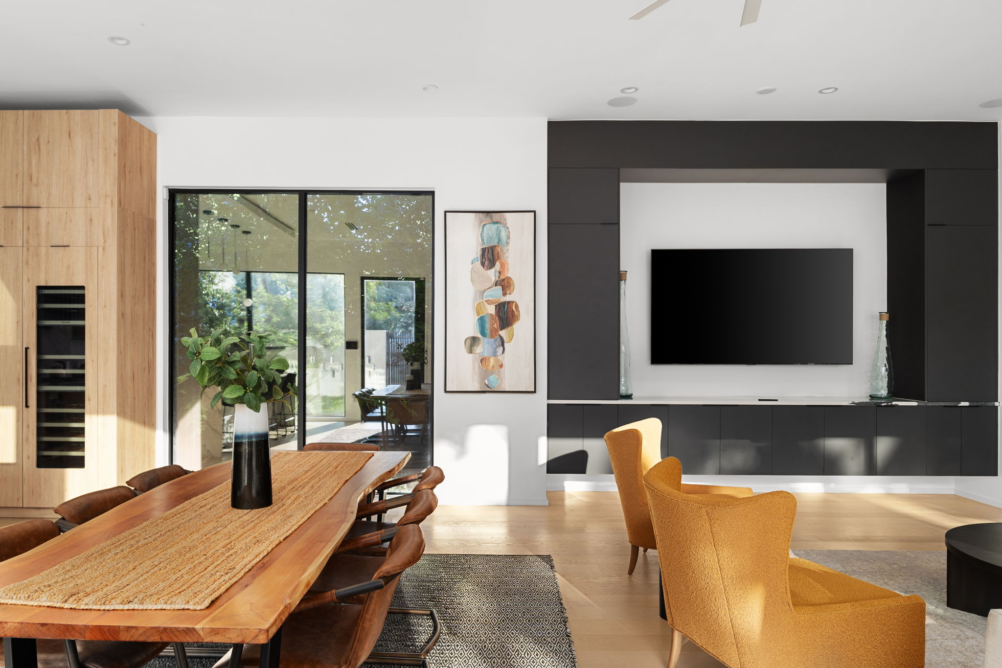 Living Room & Dining